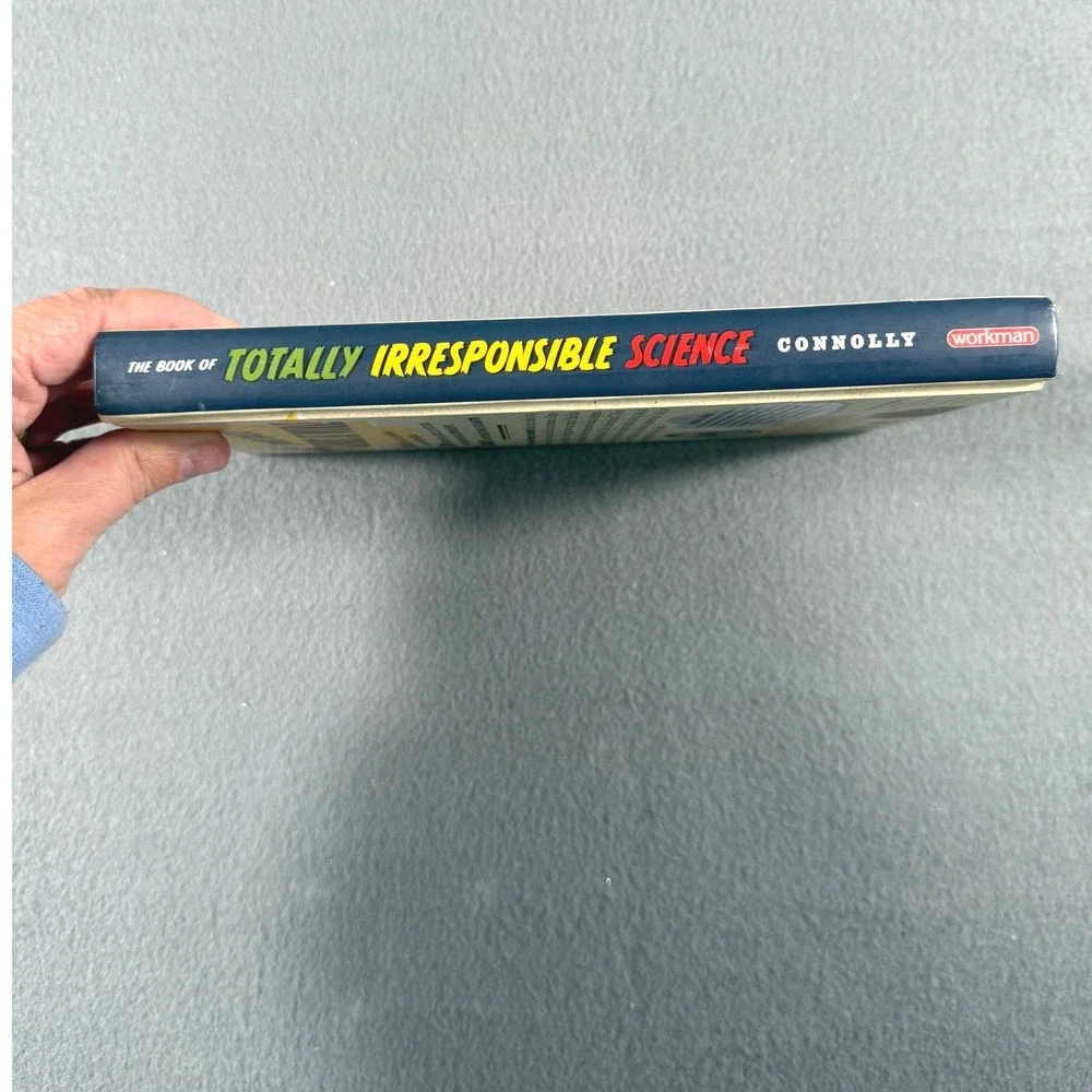 Totally Irresponsible Science Book Sean Connolly Hardcover‎ Kids STEM Homeschool